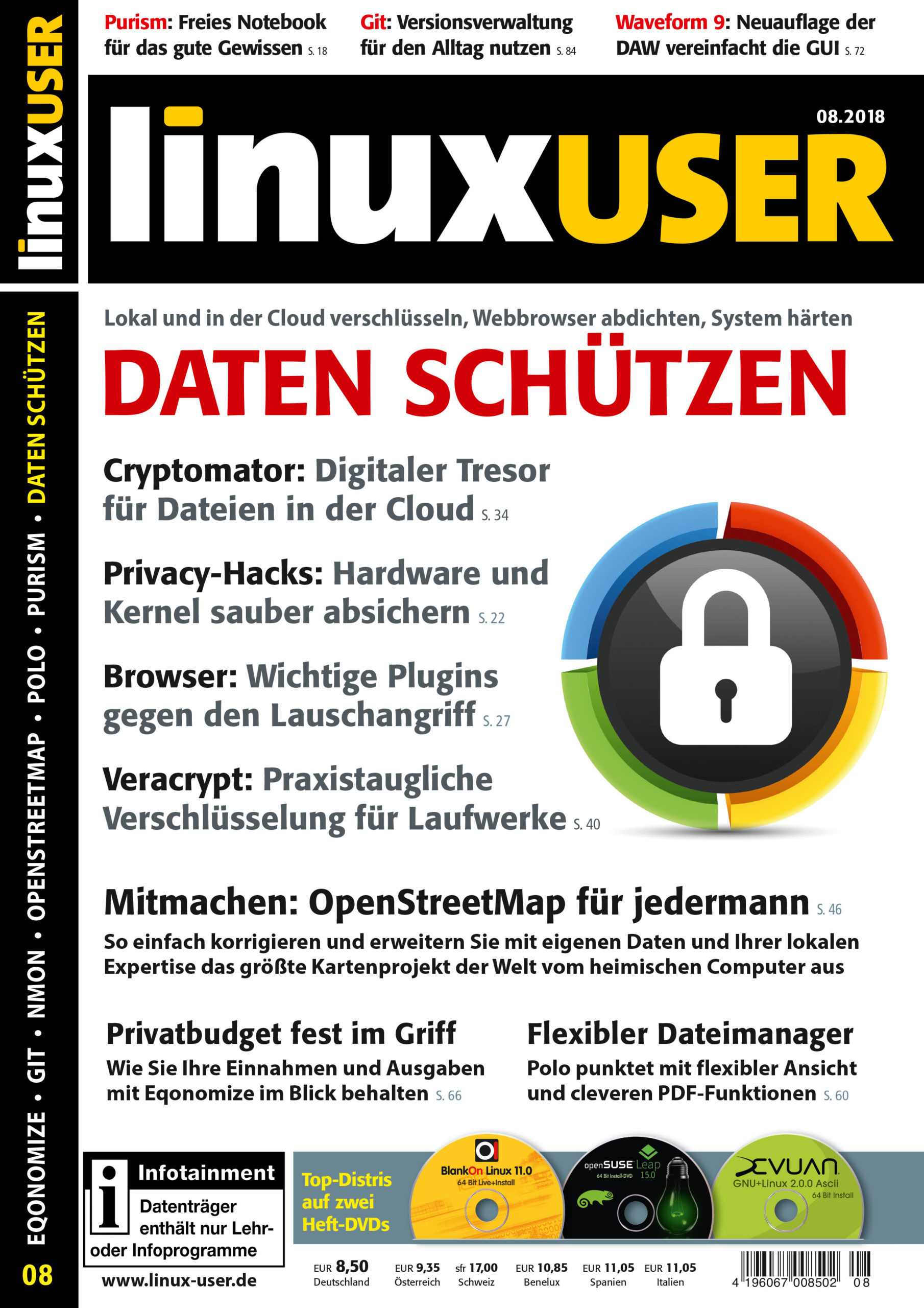 Heftcover LinuxUser 08/2018