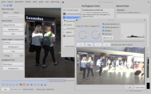 Abbildung 7: Der Einspur-Videoeditor Avidemux ist das richtige Programm für simple Schnitte, Formatumwandlungen und einfache Filter wie eine Helligkeits- und Kontrastkorrektur.