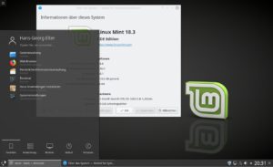 Abbildung 1: Linux Mint 18.3 KDE bringt eine aktuelle KDE-Version (Plasma 5.8.8, KDE Frameworks 5.36.0) auf den Rechner.
