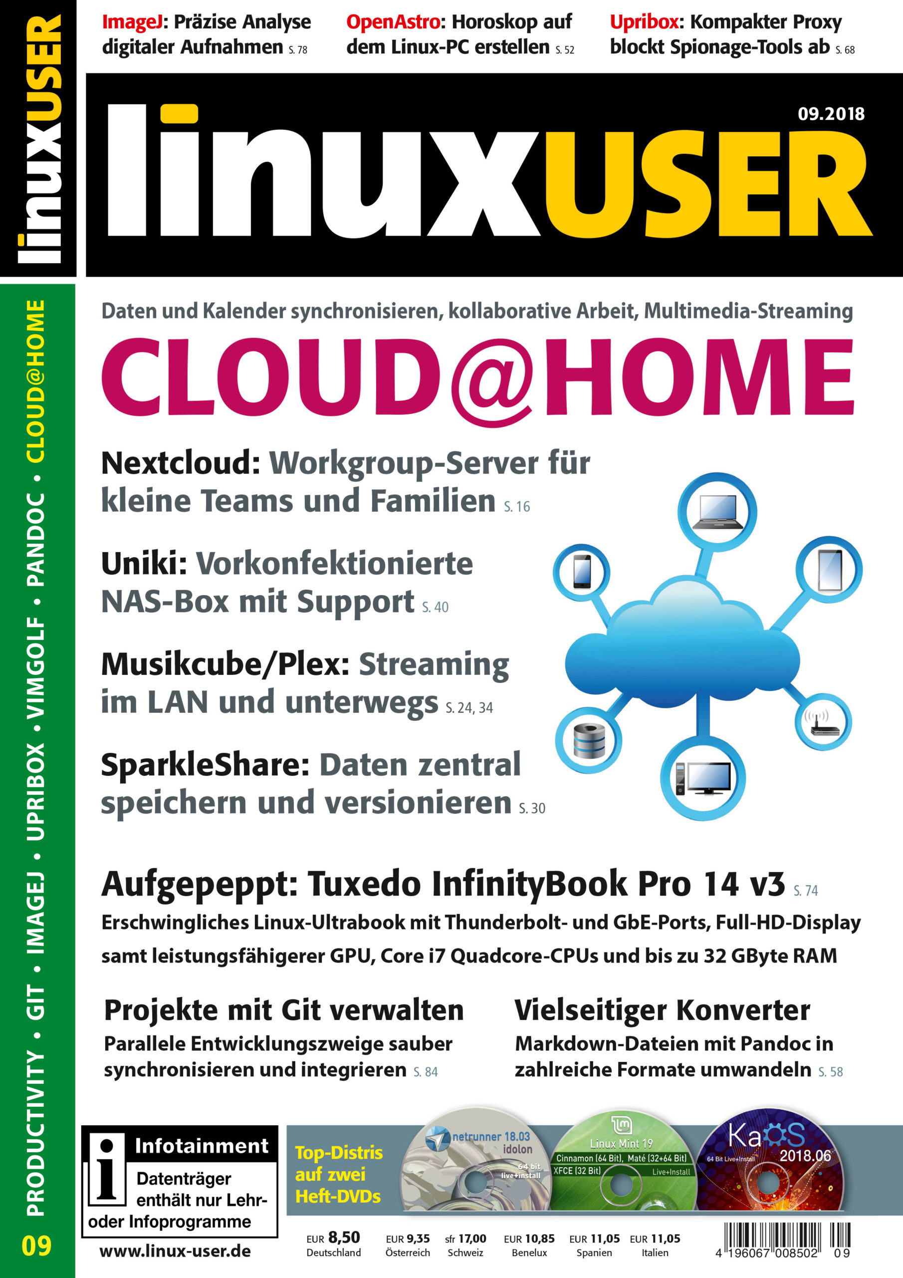 Heftcover LinuxUser 09/2018