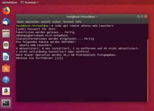 Abbildung 6: Bei Bedarf l&ouml;schen Sie die Amazon-Affiliate-Links und das oftmals geschw&auml;tzige Bug-Reporting vollst&auml;ndig aus dem Ubuntu-System.