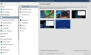 Abbildung 3: Das KDE-Kontrollzentrum wurde optisch modernisiert. Auf Bildschirmen mit kleiner Auflösung lassen sich Teile der Oberfläche aber nur durch Scrollen erreichen.