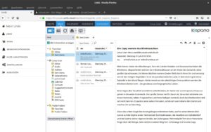 Abbildung 3: E-Mails, Kontakte, Termine und Aufgaben: Kopano dient als zentrale Komponente des Systems.
