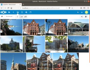 Abbildung 4: Die Galerie präsentiert alle Fotos aus einem Verzeichnis mit kleinen Vorschaubildern, ein Klick auf ein Bild öffnet es in seiner ganzen Pracht.