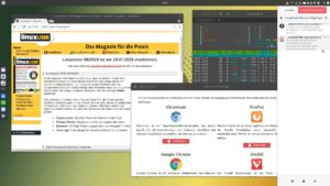 Abbildung 4: Budgie setzt auf aktuelle Gnome-Technik, vom Aufbau erinnert er allerdings eher an klassische Desktops.