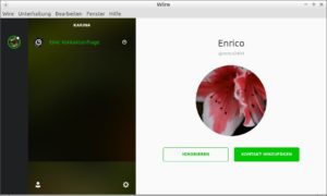 Abbildung 3: Neue Kontakte fügen Sie mit wenigen Mausklicks Ihrem System hinzu.