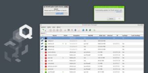 Abbildung 5: Ein Rechtsklick auf <code>dom0</code> bietet unter anderem ein Update der VM an, welches grundlegende Pakete aktualisiert. Weitere VMs lassen sich in gleicher Weise auf den neuesten Stand bringen.