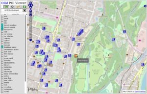 Abbildung 10: Mit dem OSM POI Viewer finden Sie schnell interessante Punkte, wie im Beispiel Fahrradabstellplätze und Biergärten, auf der Karte.