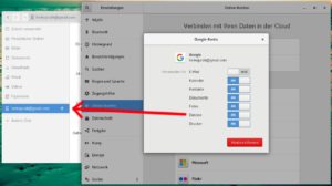 Abbildung 5: Auch der Gnome-Dateimanager arbeitet mit Google Drive zusammen, wenn Sie das Konto in den Systemeinstellungen entsprechend konfiguriert haben.