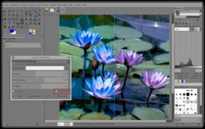 Abbildung 3: Die neue Engine GEGL bildet auch die Basis f&uuml;r die zeitgem&auml;&szlig;e Vorher-/Nachher-Vorschau in Gimp 2.10.