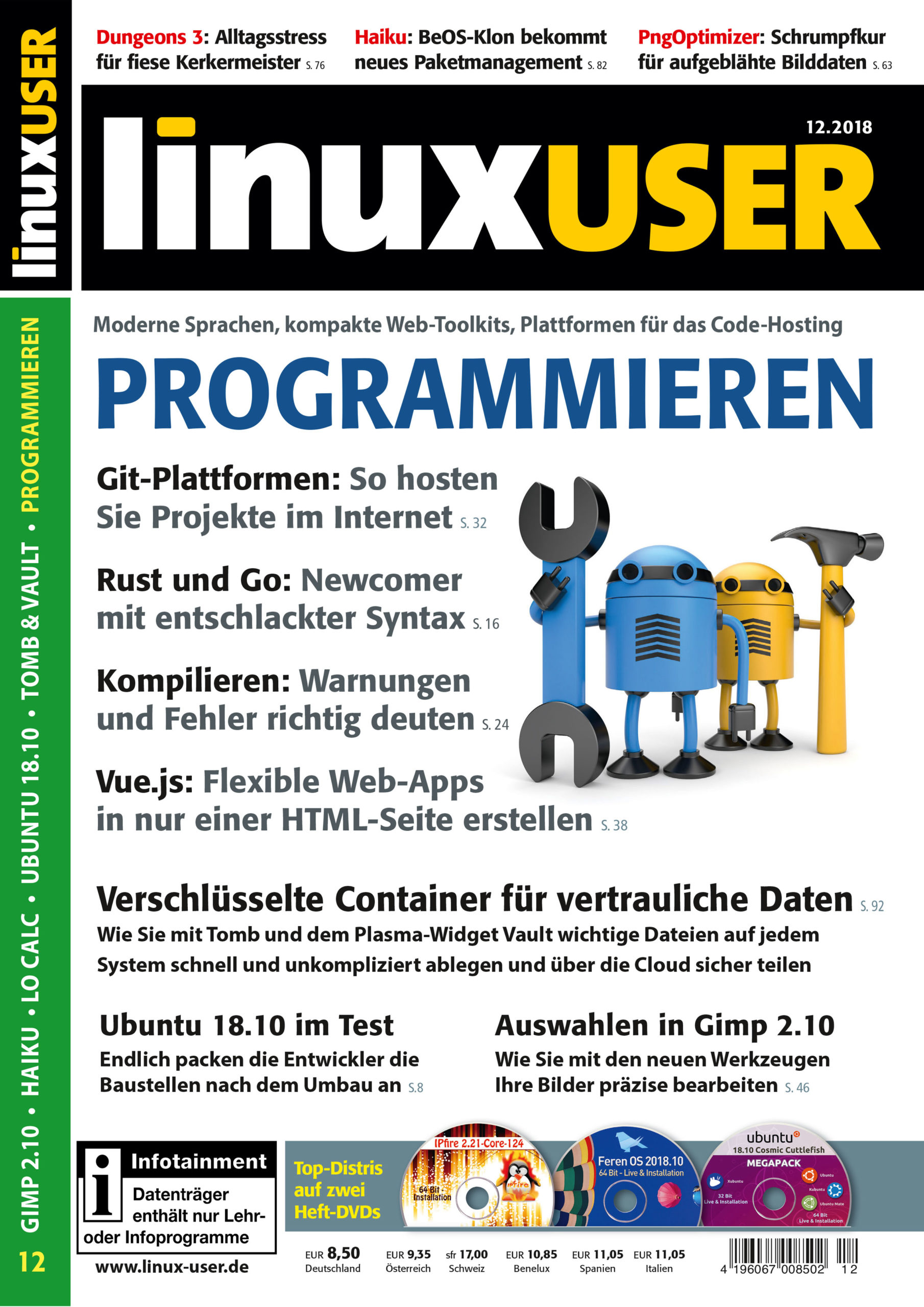 Heftcover LinuxUser 12/2018