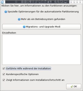 Abbildung 1: Der Installer ist eine eigene Entwicklung und bedarf etwas mehr Interaktion.