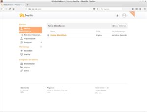 Abbildung 1: Die Oberfl&auml;che des Servers wirkt erfreulich aufger&auml;umt und reagiert wieselflink auf Eingaben.