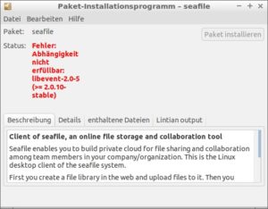 Abbildung 2: Eine Installation des Client ist unter aktuellen Debian- und Ubuntu-Versionen nicht mehr m&ouml;glich.