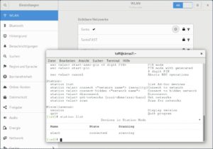 Abbildung 4: Der iNet Wireless Daemon beschränkt sich nicht aufs Terminal. Grafische Tools wie der NetworkManager harmonieren mit dem neuen Dienst.
