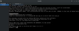 Abbildung 6: EasySSH baut die SSH-Verbindung per Mausklick auf. Dabei müssen Sie aktuell noch beachten, dass das Zugangspasswort im Klartext erscheint.