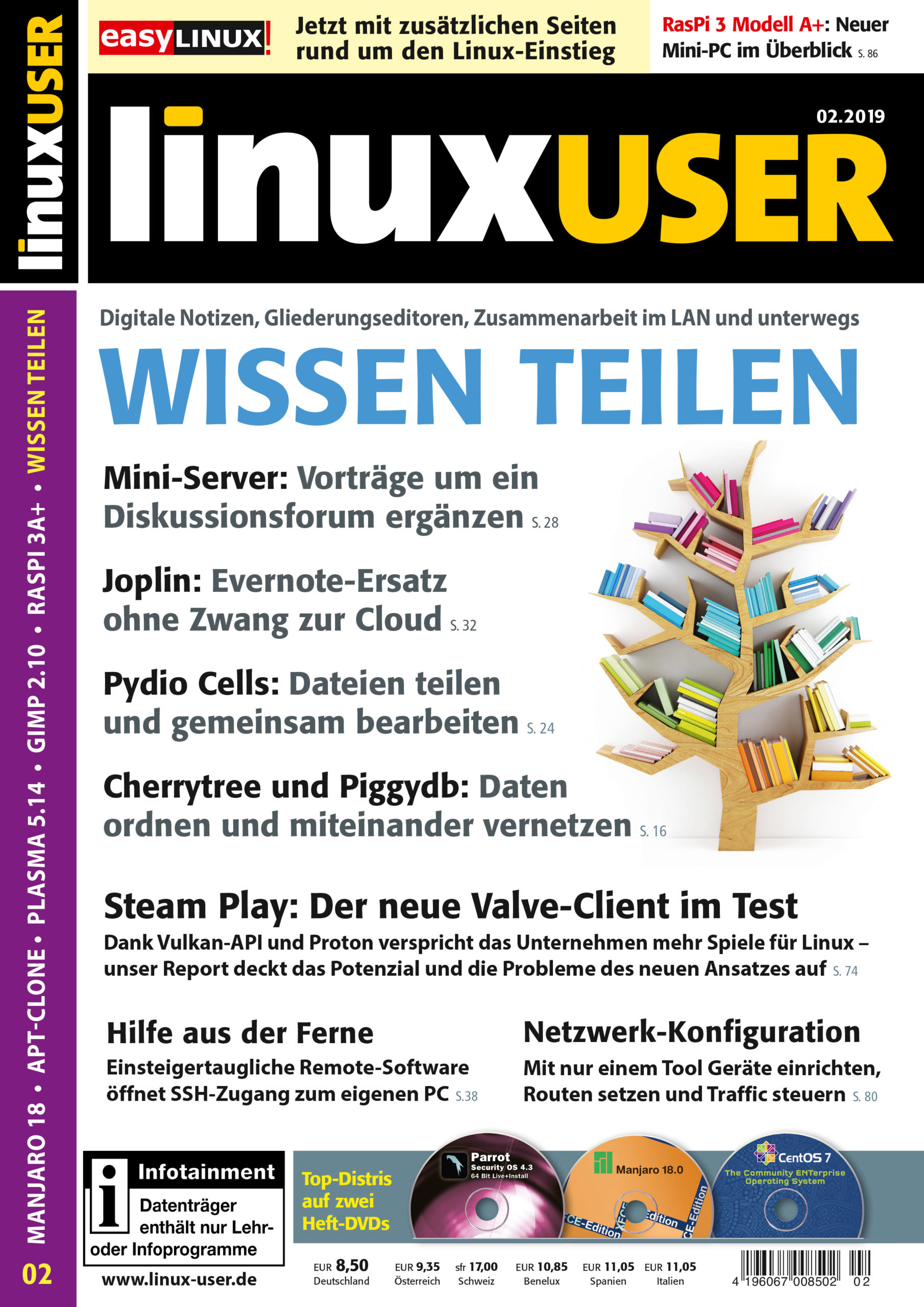 Heftcover LinuxUser 02/2019