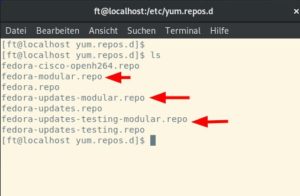 Abbildung 1: Mit Fedora 29 erhält jedes Repository ein modulares Gegenstück. Das ermöglicht es Anwendern, Software entweder topaktuell oder eher stabil zu halten.