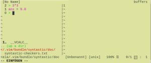 Abbildung 2: Das Plugin VimCalc3 wartet mit etlichen vordefinierten Funktionen in einem virtuellen Taschenrechner auf.