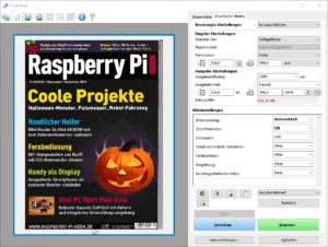 Abbildung 2: Um den vollen Funktionsumfang und die maximale Aufl&ouml;sung von 4800&nbsp;dpi nutzen zu k&ouml;nnen, ben&ouml;tigen Sie ein Windows-System. Die Linux-Version von ScanGear&nbsp;MP beschr&auml;nkt den Scanner auf 300&nbsp;dpi.