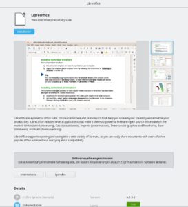 Abbildung 4: Heruntergeladene Flatpaks bindet die Paketverwaltung <span class="ui-element">Gnome Software</span> ins System ein und aktualisiert sie seit Gnome 3.30 automatisch.