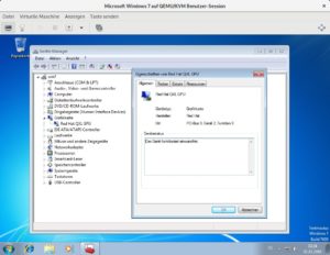 Abbildung 4: Mit der <span class="ui-element">Red Hat QXL GPU</span> steigt die Darstellungsgeschwindigkeit. Zudem passt sich so auch die Aufl&ouml;sung eines virtualisierten Windows-Systems automatisch an die Fenstergr&ouml;&szlig;e an.