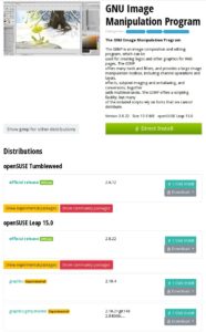 Abbildung 7: Im OpenSuse Build Service finden Sie brandaktuelle Pakete, von denen einige allerdings ungetestet sind.