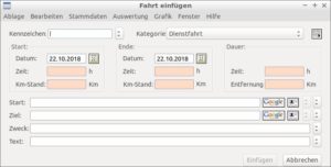 Abbildung 7: Über getrennte Dialoge für das Fahrtenbuch und die Reisekosten rechnen Sie alle Reisekosten ab.