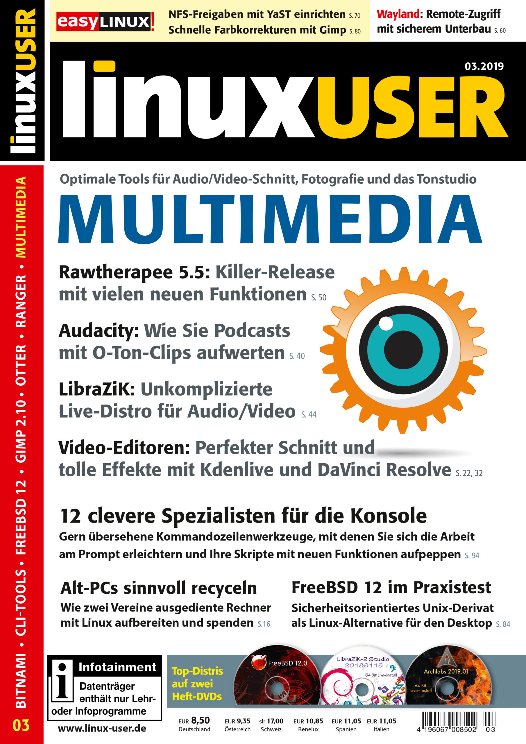 Heftcover LinuxUser 03/2019