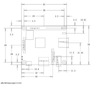 Abbildung 2: Die reduzierten Abmessungen des Pi3A+ erm&ouml;glichen den Einsatz auch unter beengten Platzverh&auml;ltnissen. (Bild: Raspberry&nbsp;Pi Foundation)