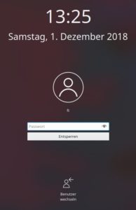 Abbildung 3: Der Benutzerwechsel geht dank des Schalters <span class="ui-element">Benutzer wechseln</span> mit Plasma&nbsp;5.14 schneller von der Hand, da sich der vorherige User nicht mehr zwingend abmelden muss.