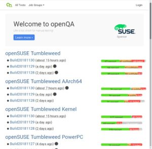 Abbildung 3: OpenQA startet automatisch Programme, sendet bestimmte Tastenanschl&auml;ge und Mausklicks, und moniert, wenn die Bildschirmanzeige anders ausf&auml;llt als erwartet.
