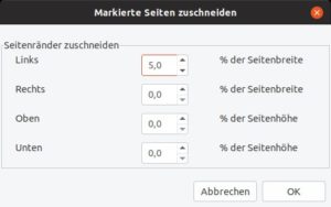 Abbildung 5: Hier w&uuml;rde PDF-Shuffler links und rechts von der Seite jeweils f&uuml;nf Prozent abschneiden.