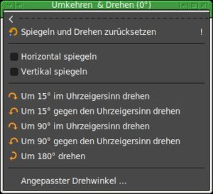 Abbildung 7: Die Ansicht eines Bilds l&auml;sst sich &uuml;ber das Untermen&uuml; <span class="ui-element">Umkehren &amp; Drehen (0&deg;)</span> nun beliebig drehen.