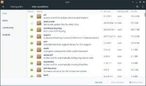 Abbildung 7: Mit dem leistungsf&auml;higen Frontend Pacman installieren Sie zus&auml;tzliche Software und Aktualisierungen auf dem System.