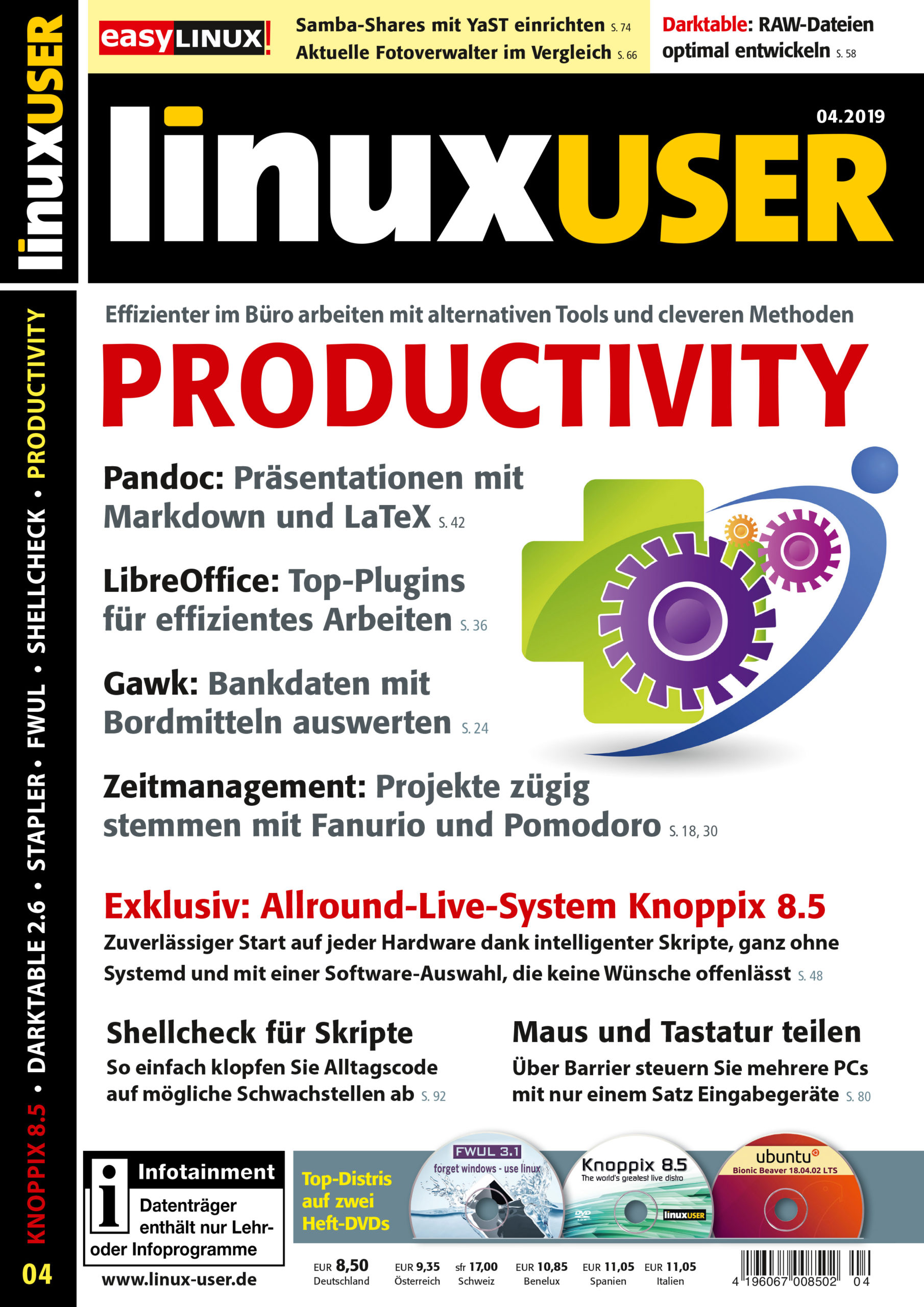 Heftcover LinuxUser 04/2019