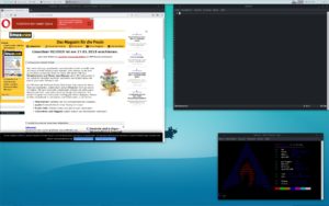 Abbildung 4: Deutlich bunter präsentiert sich XFCE 4, das in ArchLabs nun in der Standardinstallation bereitsteht.