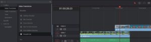 Abbildung 7: Hier blendet der Effekt <span class="ui-element">Smooth Cut</span> das Video in der oberen Spur langsam ein und das darunterliegende langsam aus.