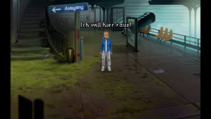 … ist ein kleiner Junge in einer alten U-Bahn-Station gefangen.