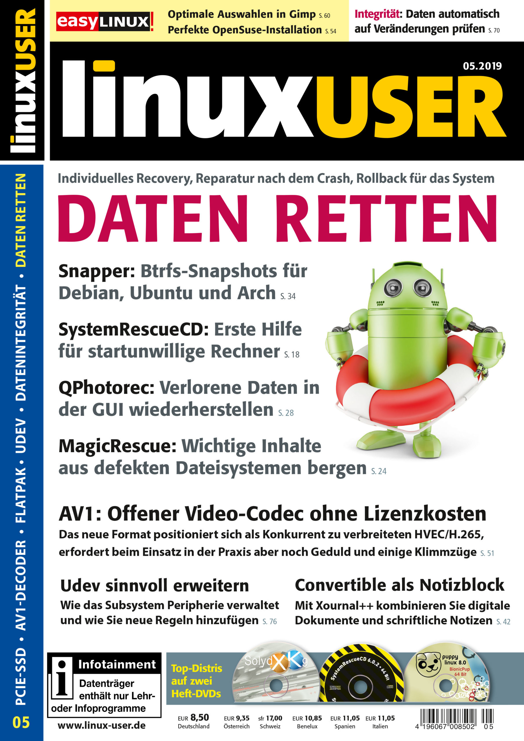 Heftcover LinuxUser 05/2019