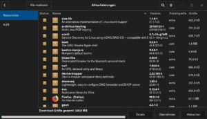 Abbildung 1: Pamac macht Updates und das Nachinstallieren von Software einfach.