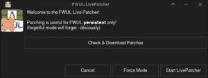 Abbildung 4: Der Live-Patcher aktualisiert FWUL-eigene Software.