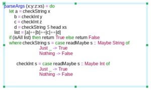 Abbildung 6: Der Code Highlighter stellt Schlüsselwörter einer Programmiersprache farbig dar.