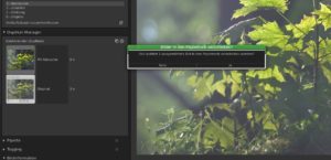 Abbildung 8: Der neue Duplikatmanager von Darktable 2.6 erzeugt und entfernt Duplikate.