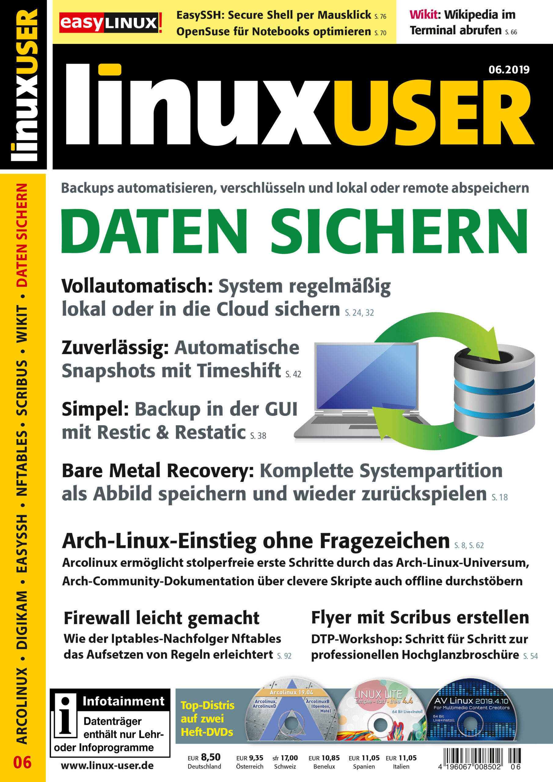 Heftcover LinuxUser 06/2019
