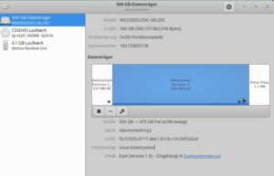 Abbildung 1: NVMe-SSDs weist bei der Partitionierung und der Bezeichnung einige Besonderheiten auf.