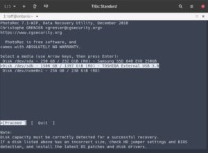 Abbildung 3: Wie in der GUI gilt es auch auf der Kommandozeile, bei der Auswahl der Partition Vorsicht walten zu lassen.
