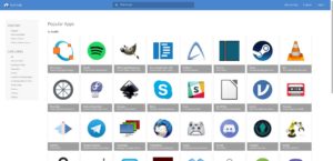 Abbildung 5: Flathub als zentrales Repository bietet mittlerweile &uuml;ber 400&nbsp;Applikationen als entsprechendes Dateiformat an.