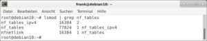 Abbildung 2: Mit <code>lsmod</code> erfahren Sie, ob das Kernelmodul vom System geladen wurde.