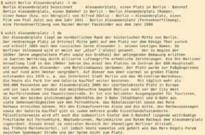 Abbildung 2: Verzweigt ein Suchbegriff zu mehreren Beiträgen, listet Wikit diese auf, damit Sie den gewünschten Artikel über dessen Schreibweise finden.